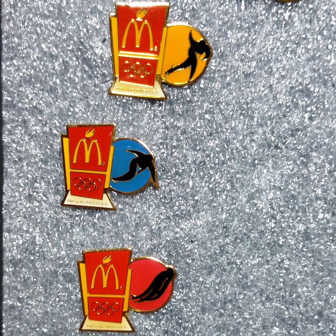 長野オリンピック　USAマクドナルドVIPピンバッジのセット