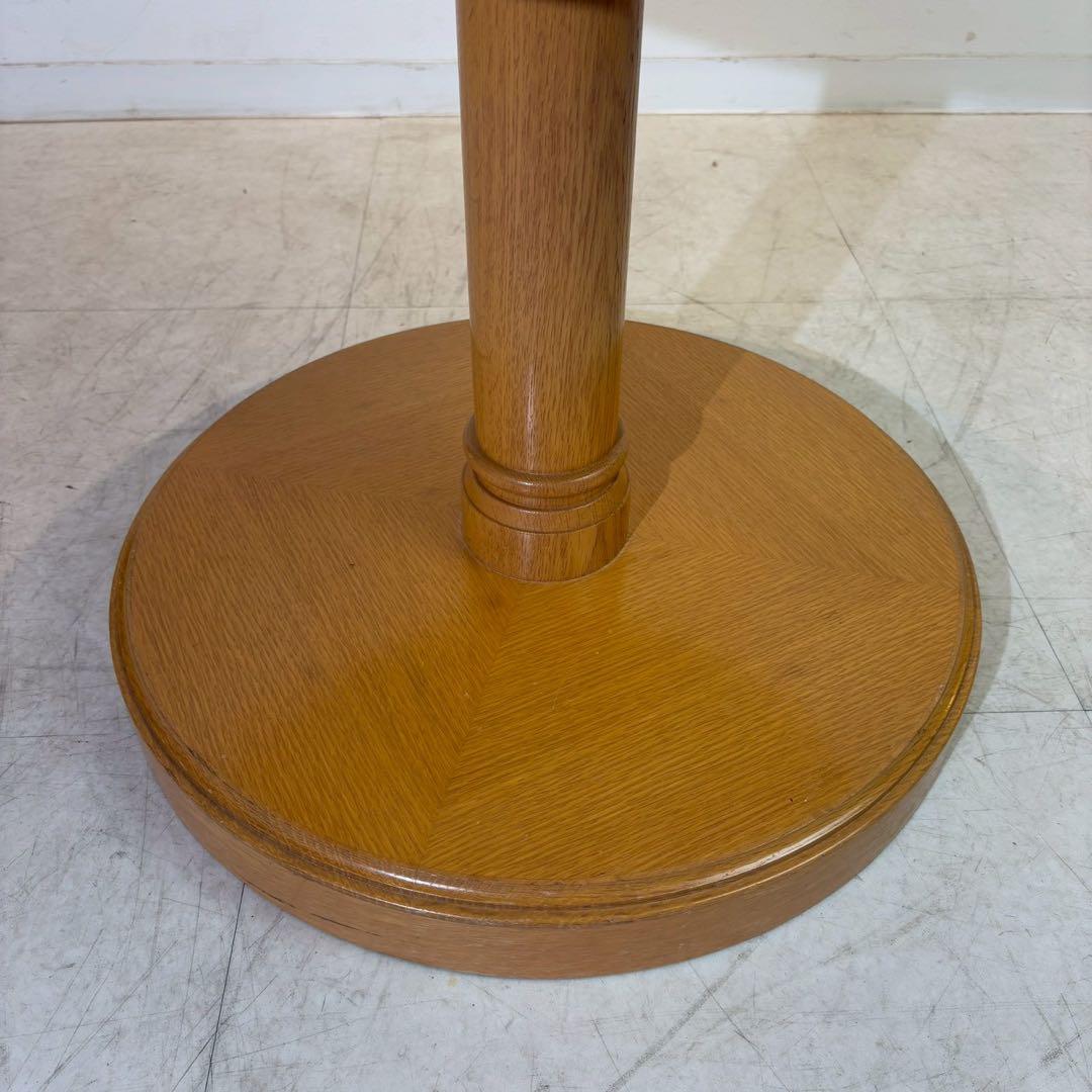 アンティーク調　コーヒーテーブル　カフェテーブル　丸テーブル　木製 2/4