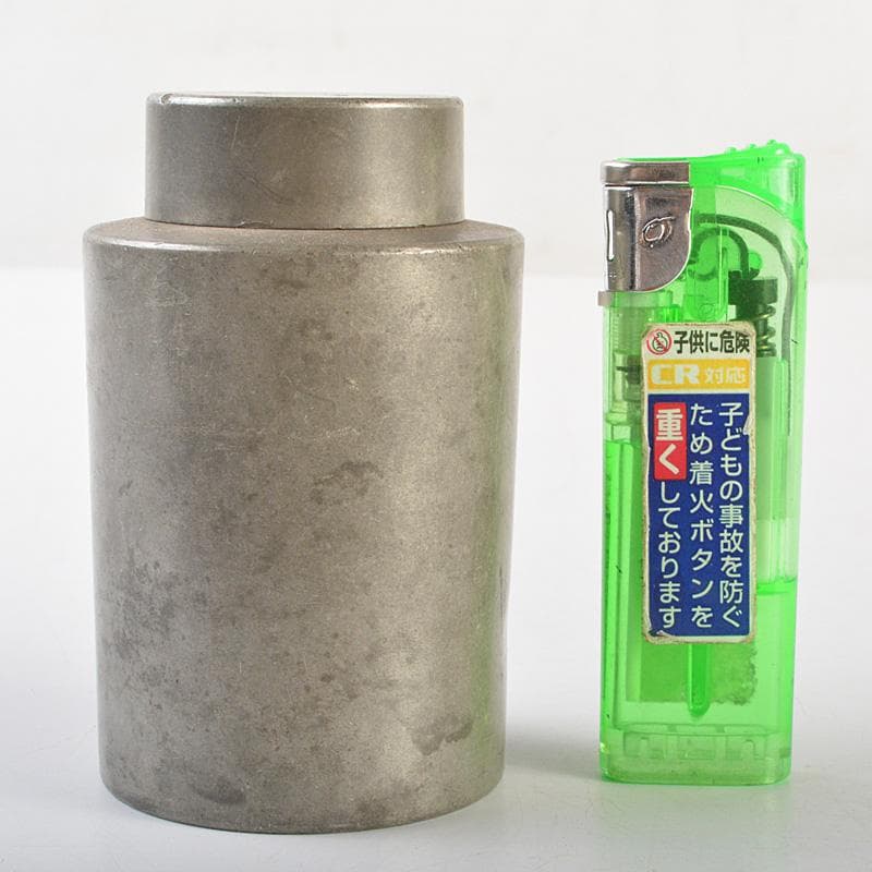 煎茶道具　古錫　点銅款　茶壷　茶心壷　約187g　M　R7269