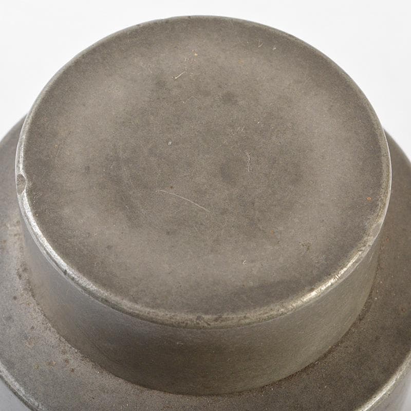 煎茶道具　古錫　点銅款　茶壷　茶心壷　約187g　M　R7269