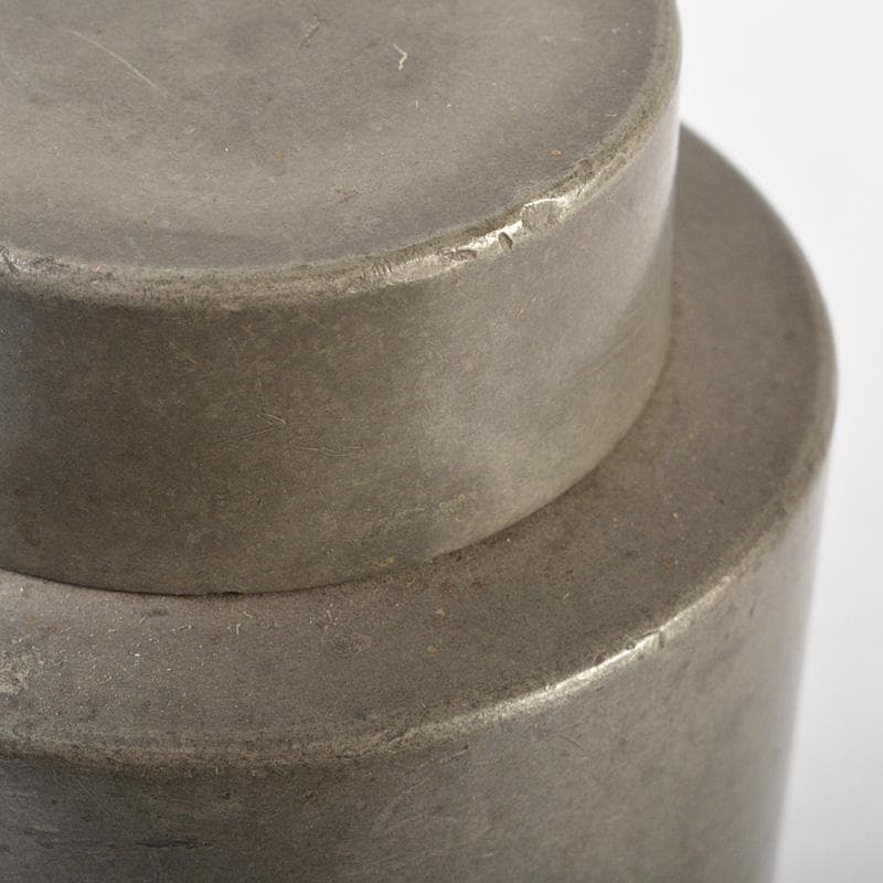 煎茶道具　古錫　点銅款　茶壷　茶心壷　約187g　M　R7269