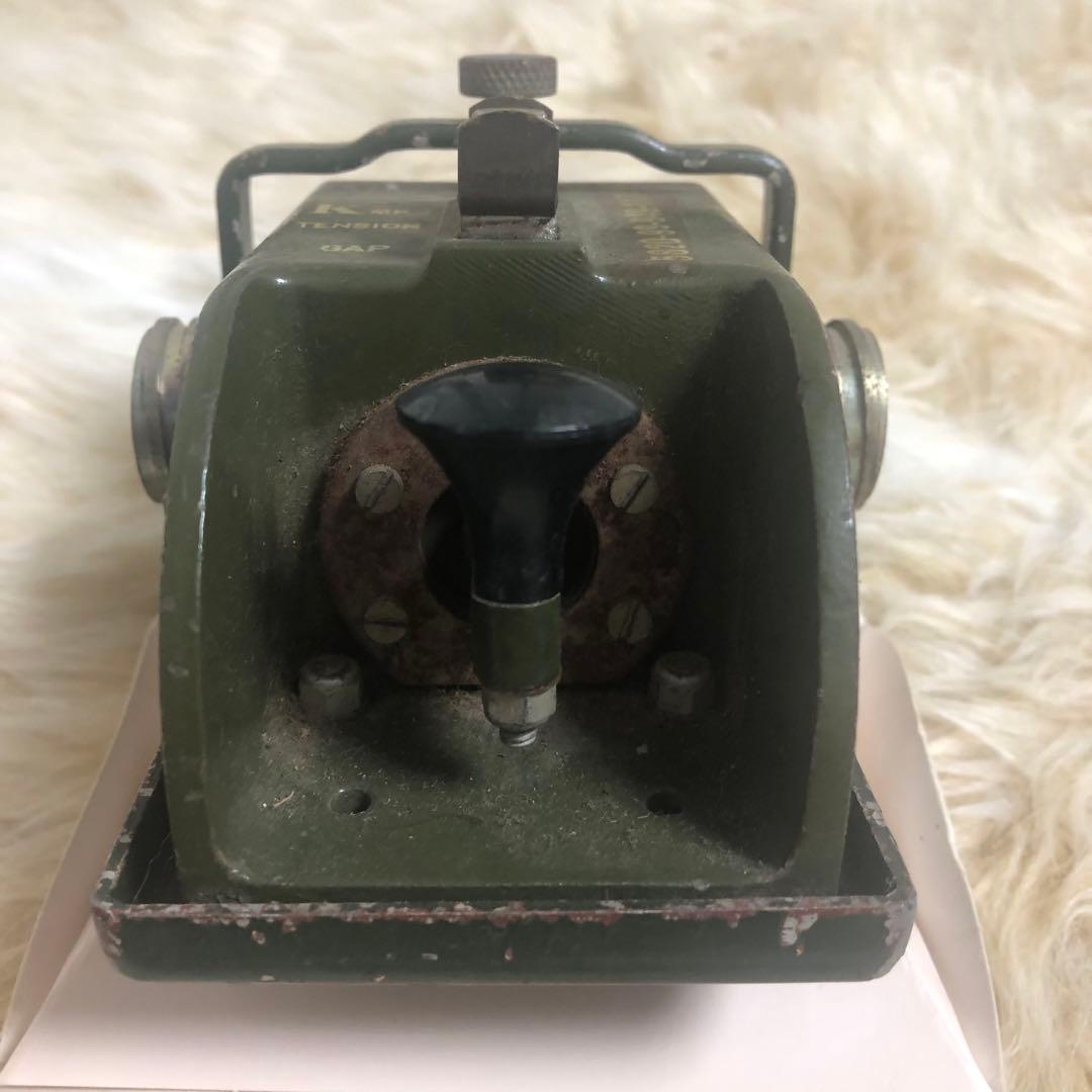 イギリス製 電鍵 動作未確認 ヴィンテージ　マウント付き