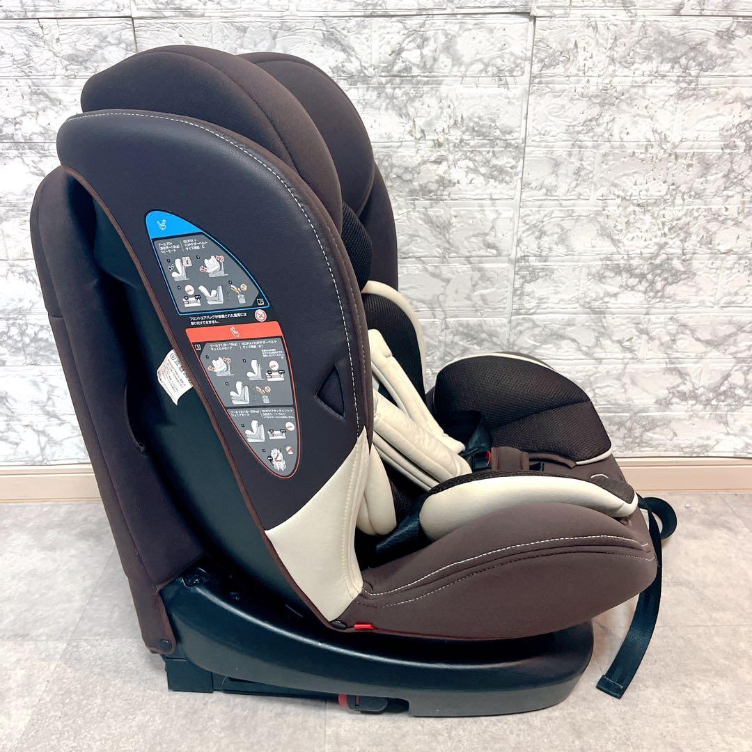 【美品】日本育児　ノセッテロング ISOFIX 回転式チャイルドシート新生児〜