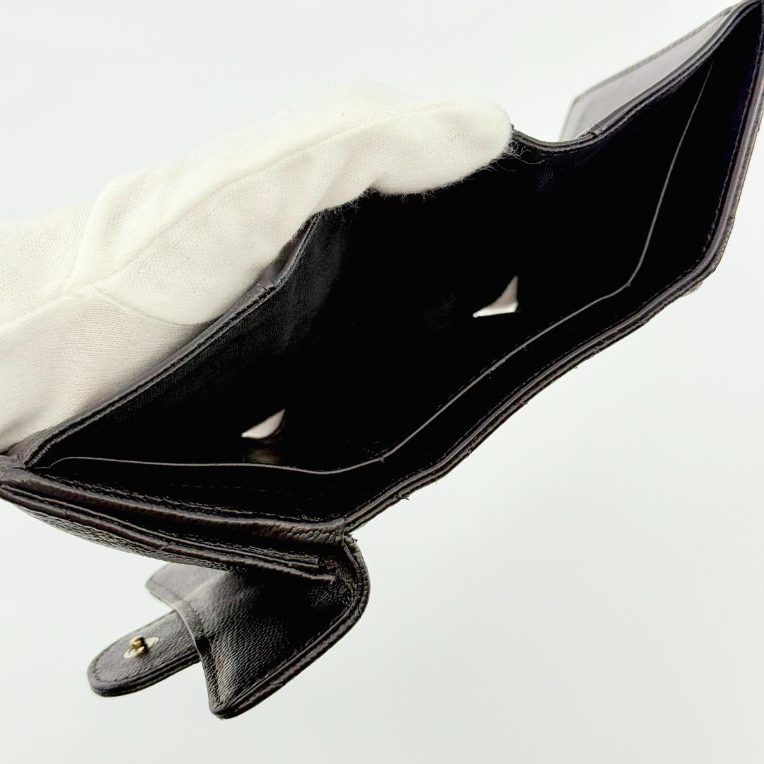 CHANEL シャネル マトラッセ スモールウォレット 三つ折り財布