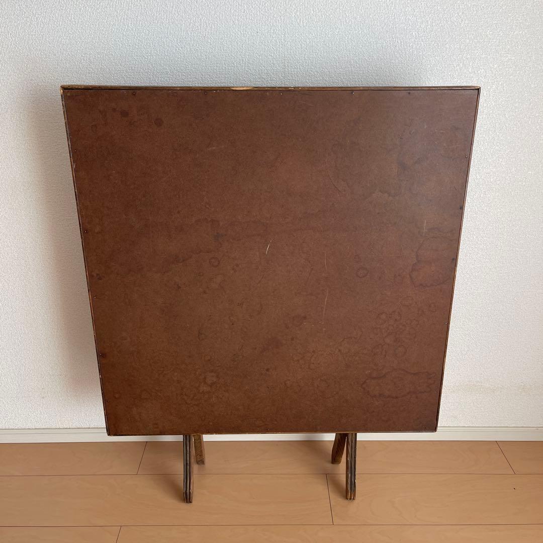 blackヴィンテージ　アメリカ　USA 木製　折りたたみ　テーブル