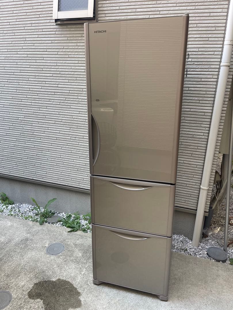日立 R-S3200HV冷蔵庫 自動製氷真空チルド 315L 3ドア2018年製