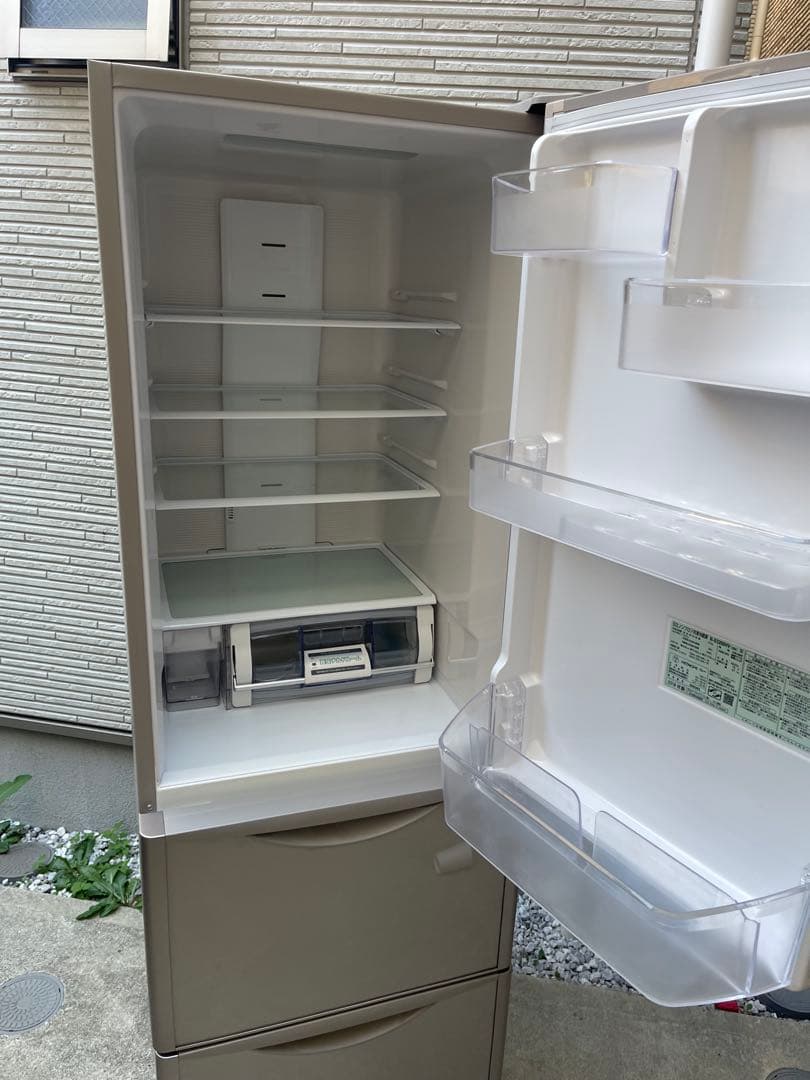 日立 R-S3200HV冷蔵庫 自動製氷真空チルド 315L 3ドア2018年製