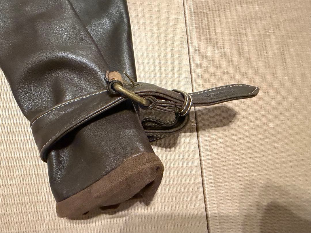 美品 LOEWE ロエベ レザージャケット 羊革 ブラウン 50サイズ（L相当）