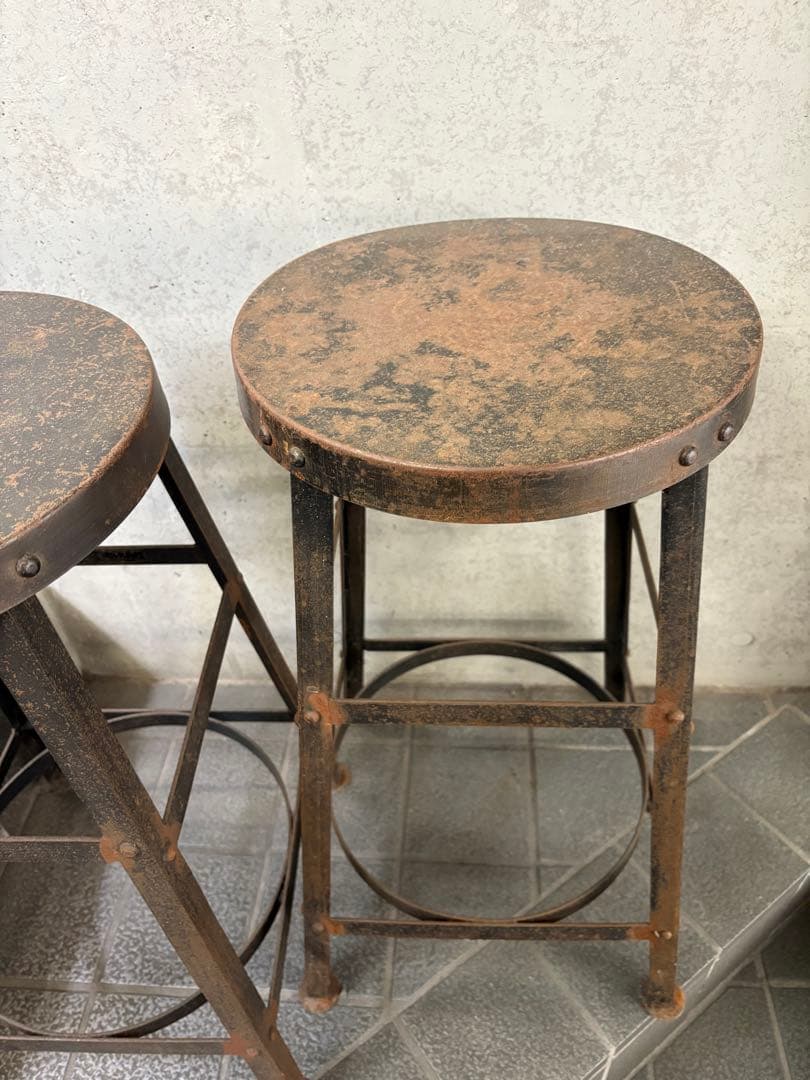 専用 3脚セット 引取限定 FLYMEe購入 アイアン製インダストリアルスツール