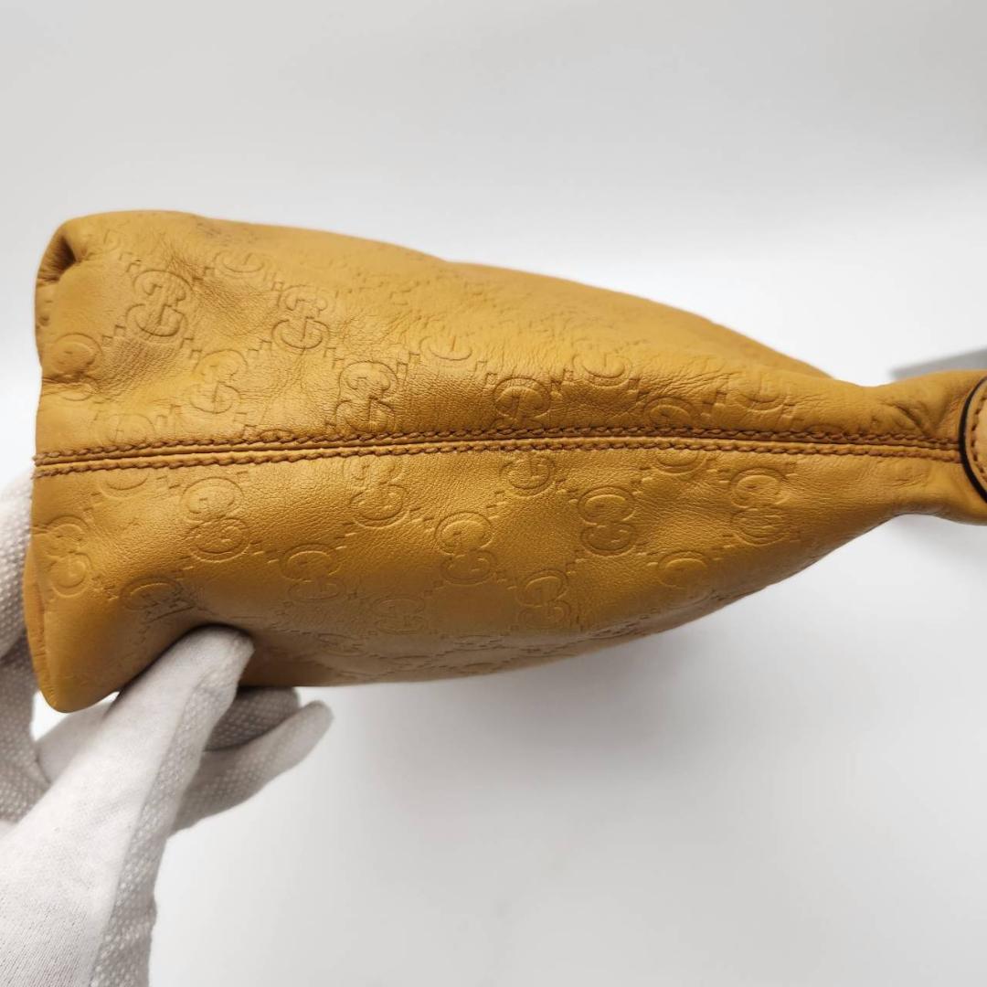 グッチ ワンショルダーバッグ グッチシマ ホーボー型 オールレザー A4 肩掛け