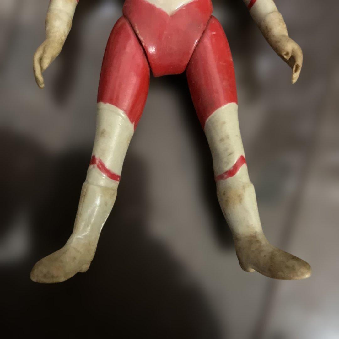 ブルマアク★ウルトラマン　ソフビ★凜々しい顔★全域可動可★劣化あるも光沢有