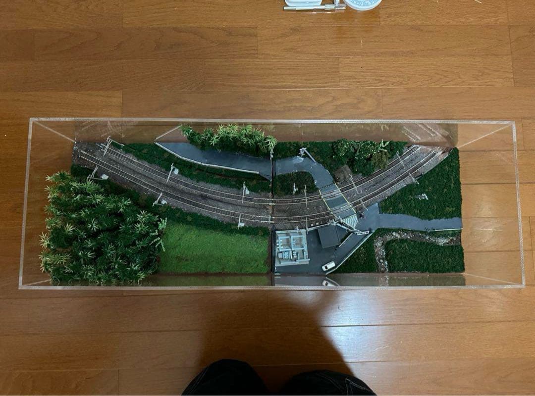 Nゲージ ジオラマ アクリル板ケース付き