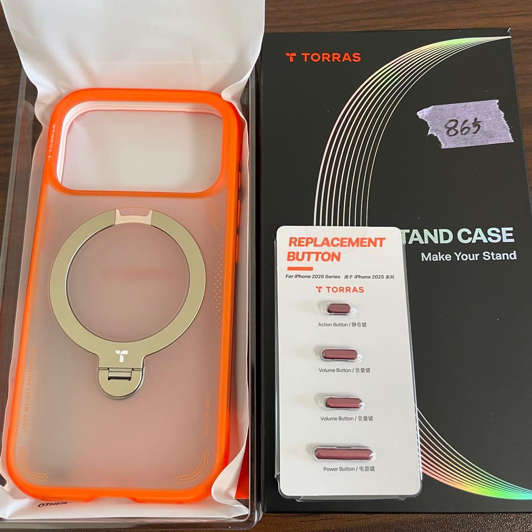 TORRAS iPhone 17 Pro ケース エアバッグ MagSafe