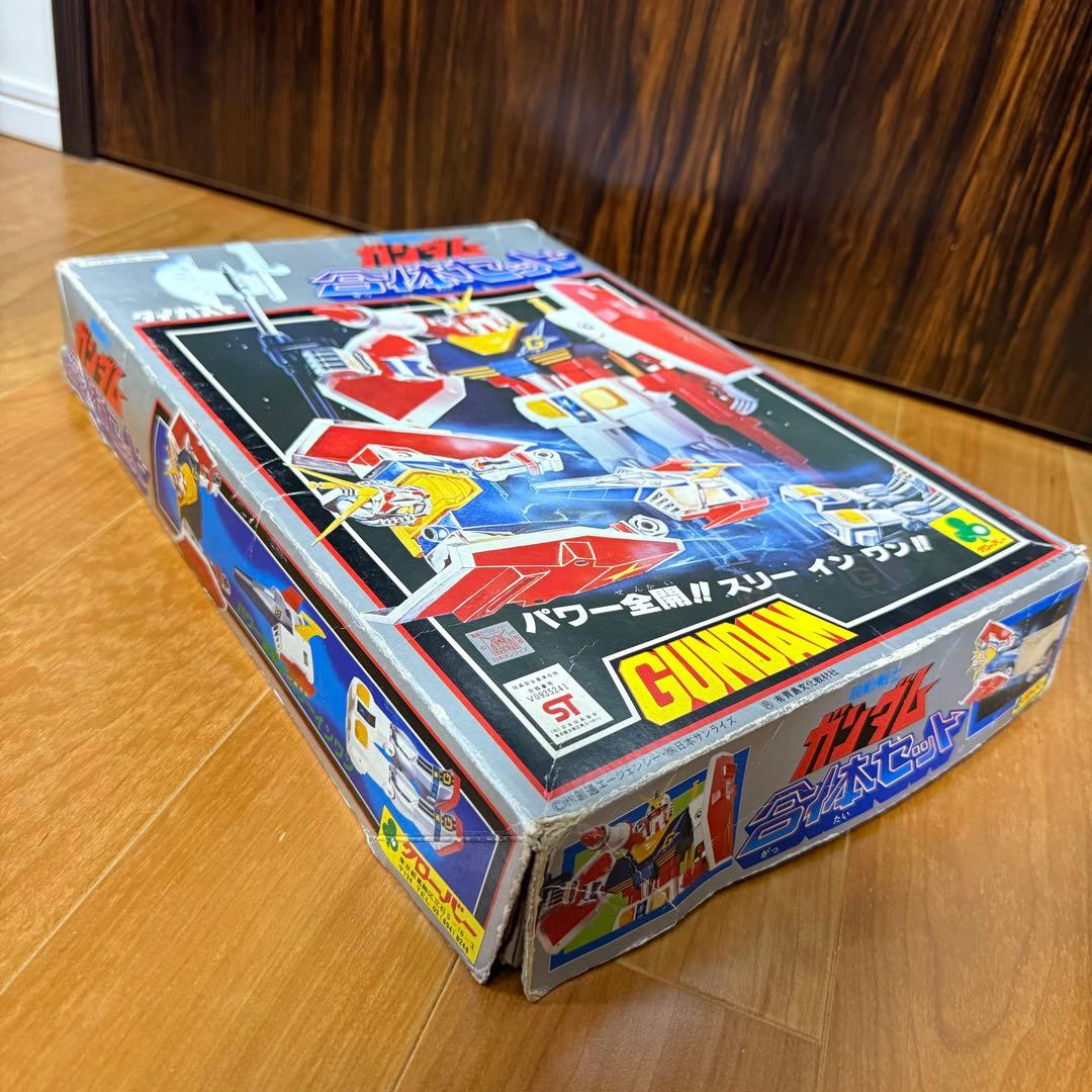 【当時物】クローバー 機動戦士ガンダム 合体セット ダイガスト製 欠品少