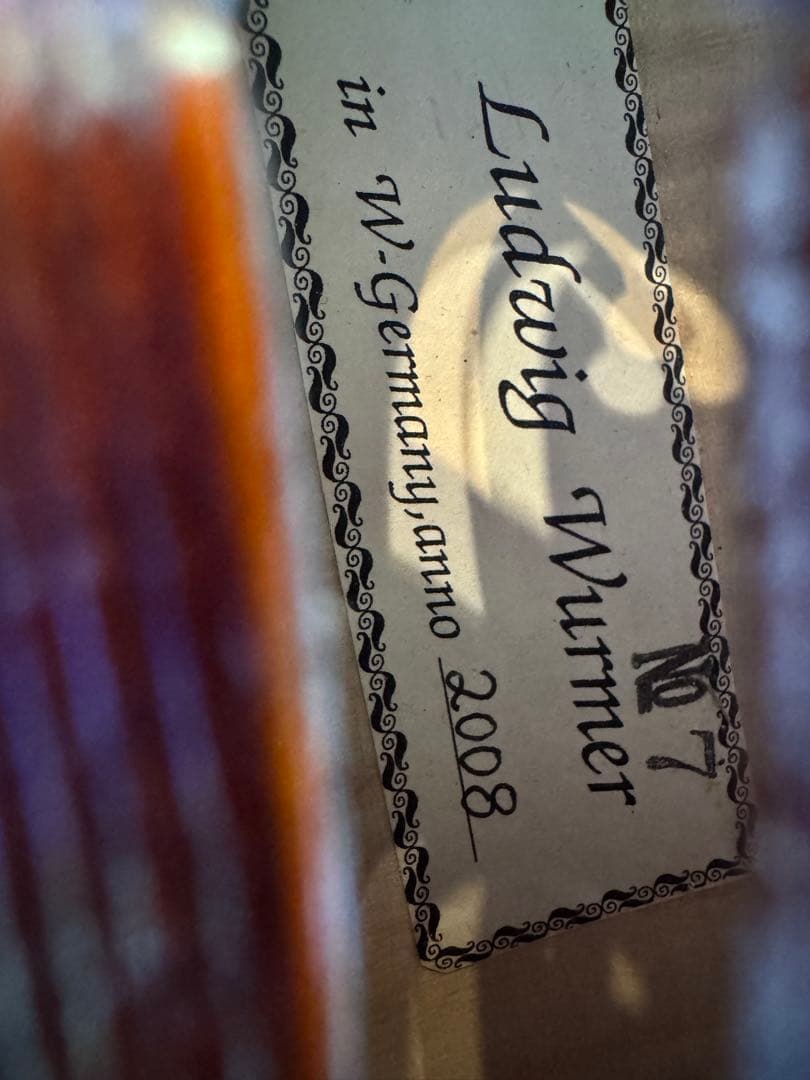 高級機ルートヴィヒ ヴルマーLudwig Wurmer NO７　4/4バイオリン