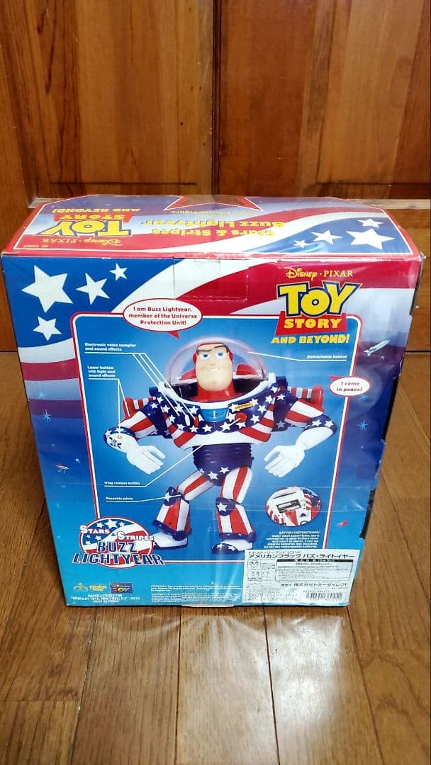 状態良 アメリカンフラッグ バズライトイヤー 星条旗 トイ・ストーリー