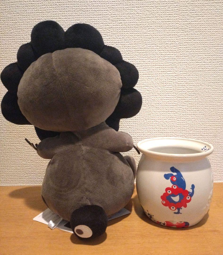 黒ミャクミャク　お手玉風　Mサイズ　ぬいぐるみ　ミャクミャク壺