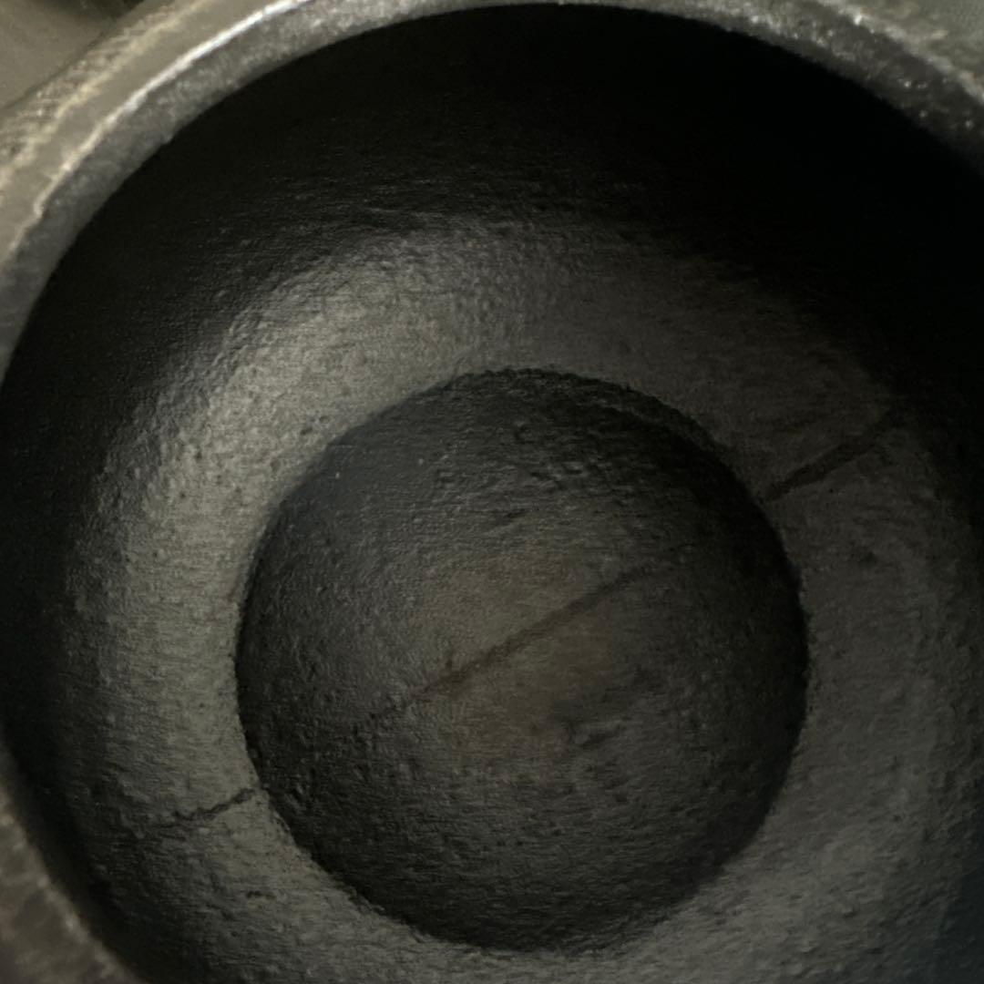 11月中のみ値下げします！南部鉄瓶丸アラレ池永造【極上品】囲炉裏/お茶道具