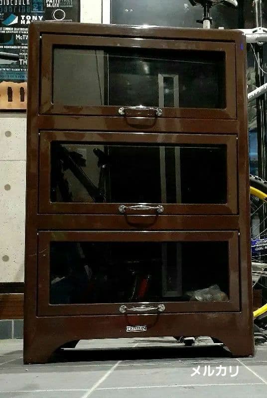 DULTON ダークブラウン キャビネット 3段