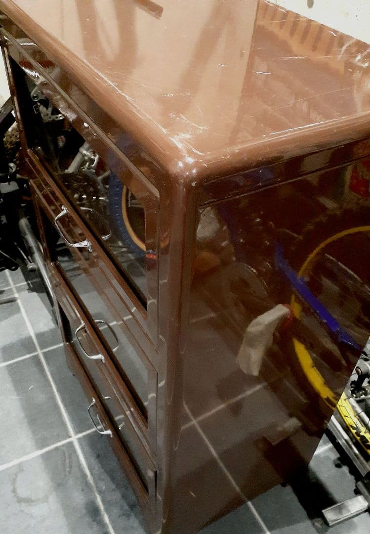 DULTON ダークブラウン キャビネット 3段