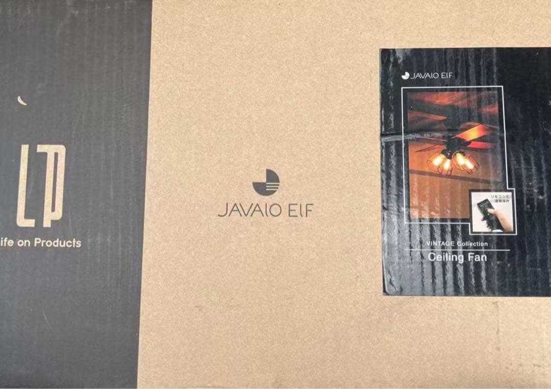 未使用 JAVAIO ELF シーリングファン JE-CF001V