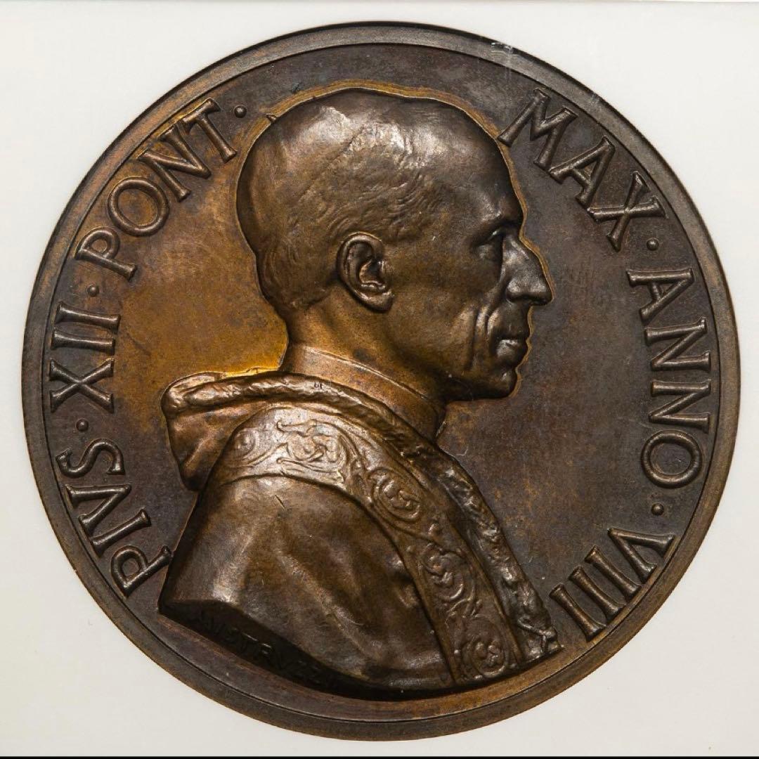 NGC Top Pop Pius XII 公会議メダル