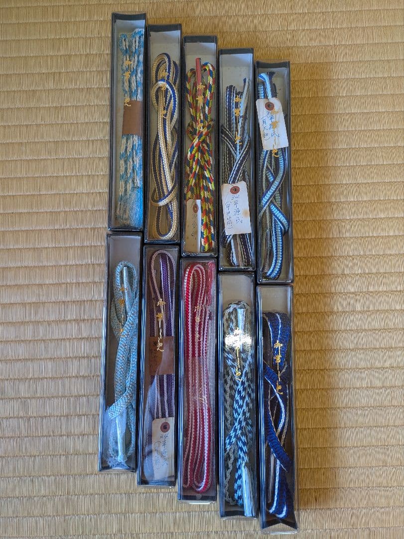 組紐　丸台　重り　糸　本　帯締め