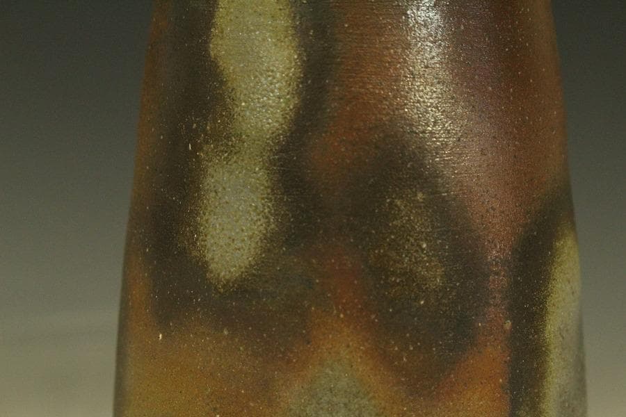 備前焼 花入 小西陶古 作 共箱 未使用(A235)