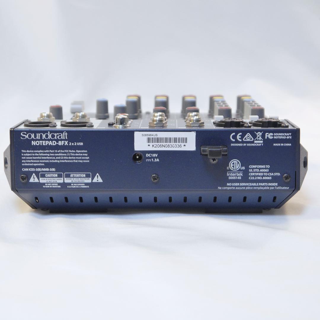 Soundcraft Notepad-8FX アナログミキサー