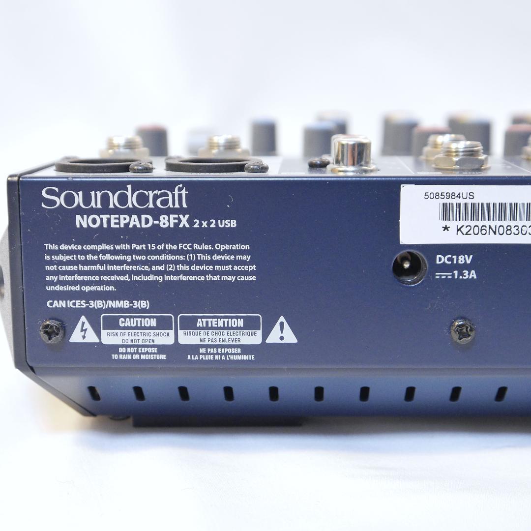 Soundcraft Notepad-8FX アナログミキサー