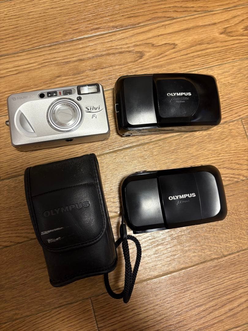 OLYMPUS　μ（ミュー）fujifilm silvi Fi フィルムカメラ