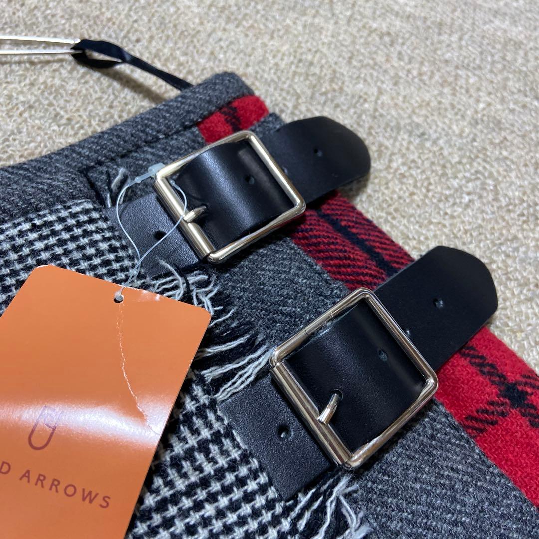 O'NEIL OF DUBLIN ラップスカート バックプリーツ チェック　秋冬