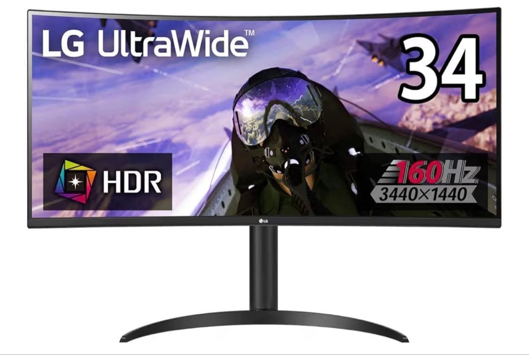 LG ゲーミング ウルトラワイドモニター 34インチ/21:9 曲面