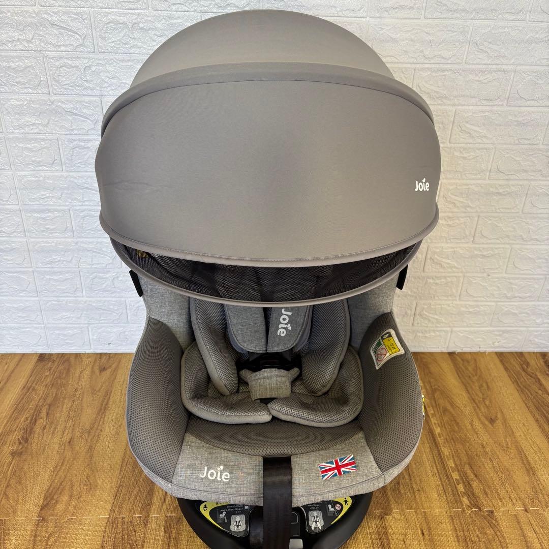 美品　JOIE チャイルドシート アイ・アーク360°キャノピー付　グレー