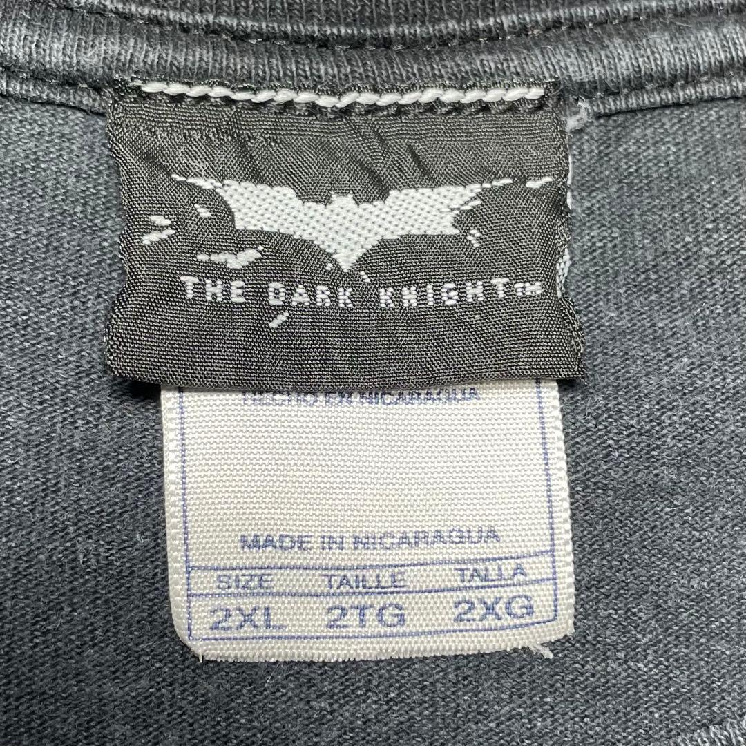 ジョーカー　ダークナイト　バットマン　ヒースレジャー　映画　古着　Tシャツ　黒