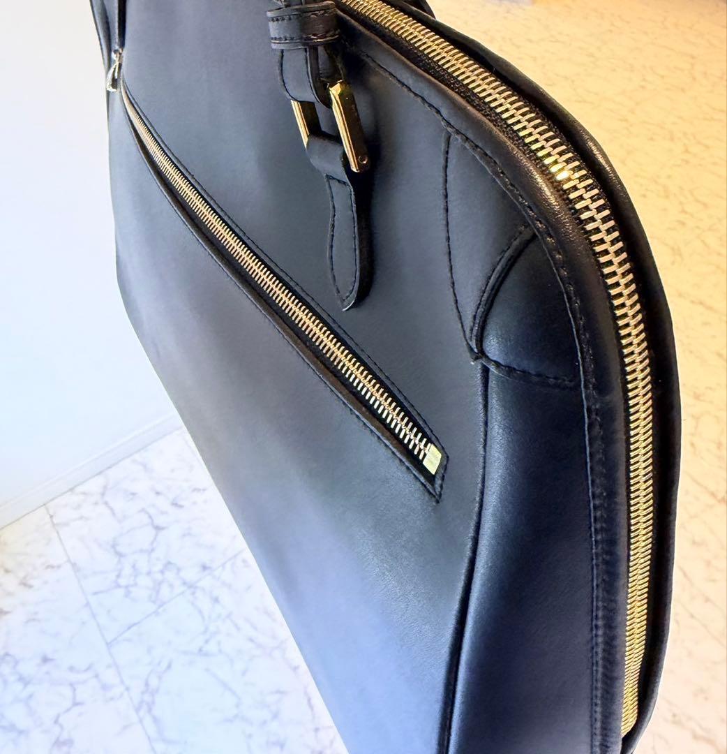 CHAMBORD SELLIERブリーフケース ／ ブラック×ゴールド