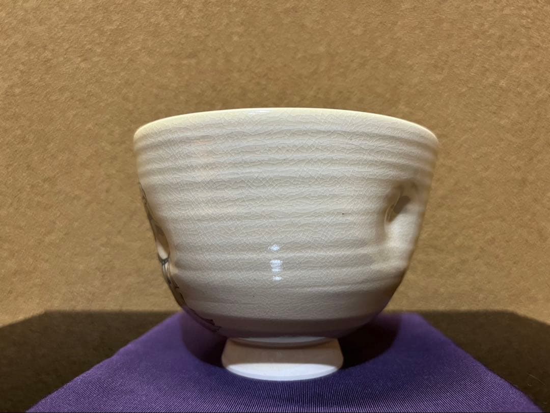 リトルスター様　粟田焼　名工　鍵屋　安田浩人　鍾馗ノ絵茶碗