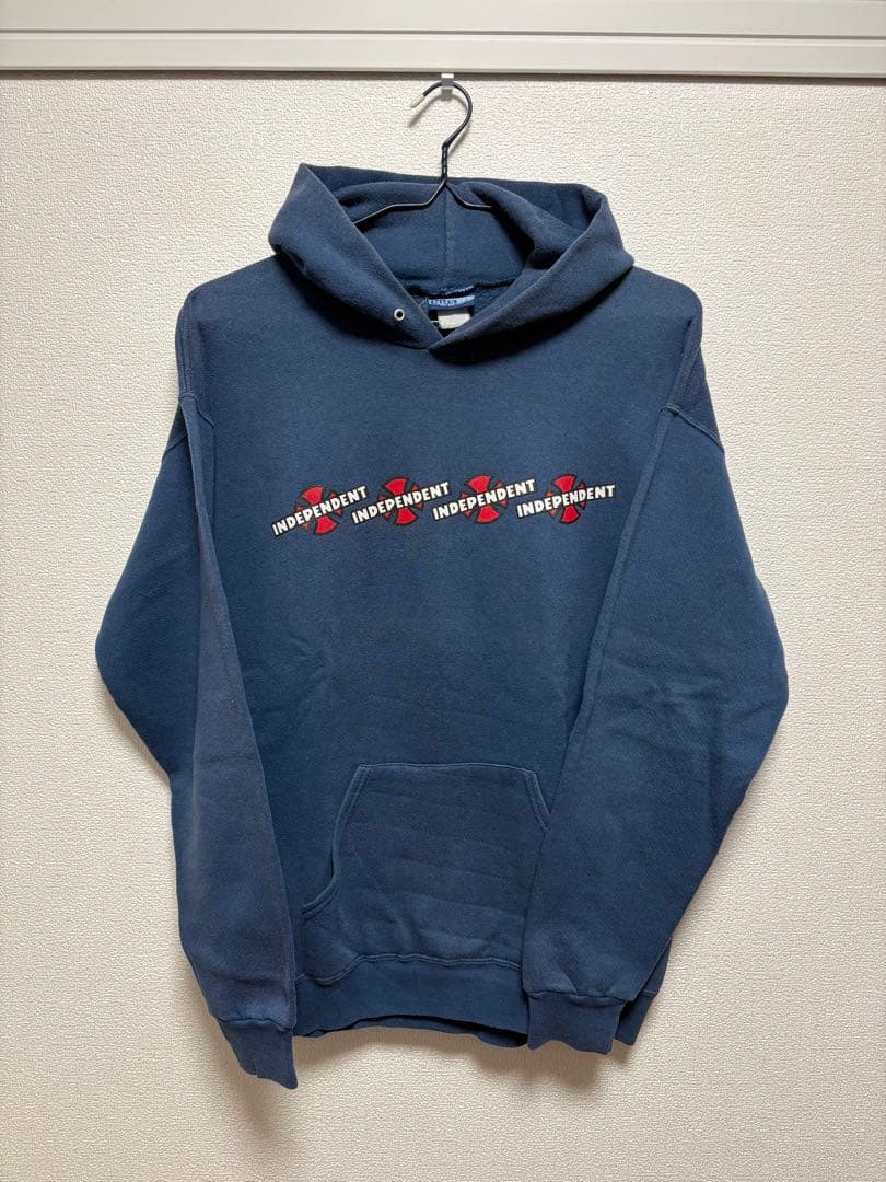 90s INDEPENDENT ネイビー パーカー