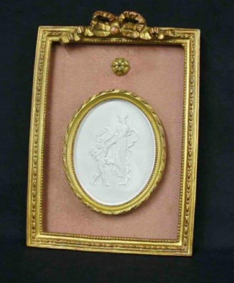 要問合せ♥️ヨーロピアン空間♥️ロココ調　リボン　額　カメオ　天使　２つセット