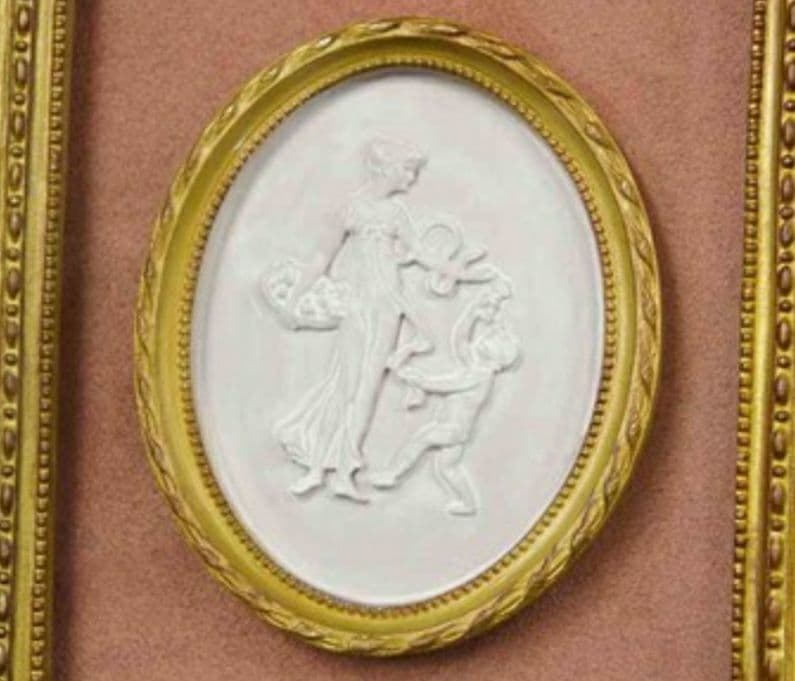 要問合せ♥️ヨーロピアン空間♥️ロココ調　リボン　額　カメオ　天使　２つセット