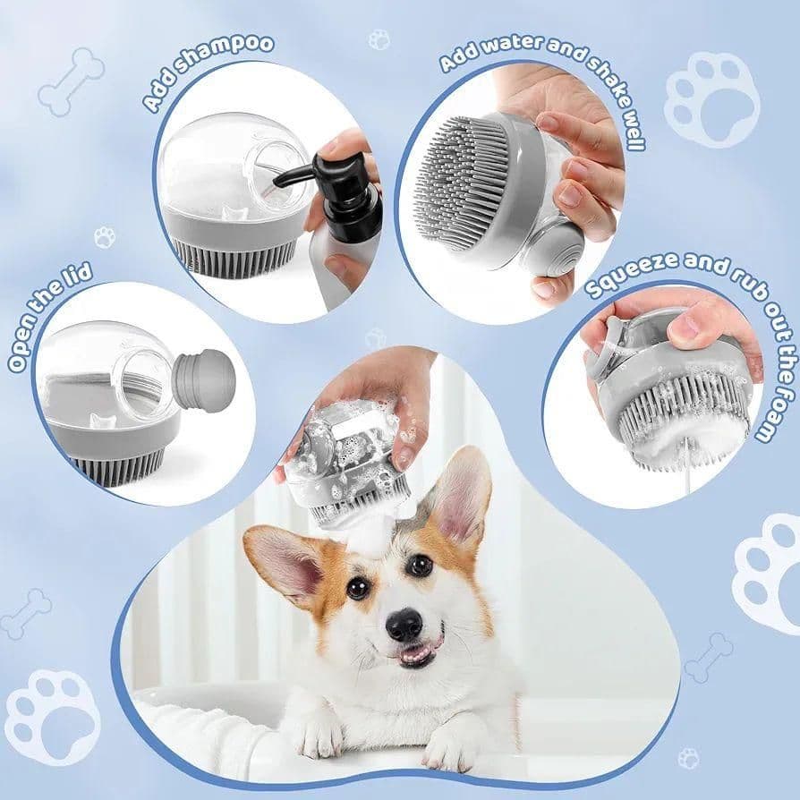 ヘアブラシ ペットシャンプー ブラシ 2種 ミニ ウルトラソフト 剛毛