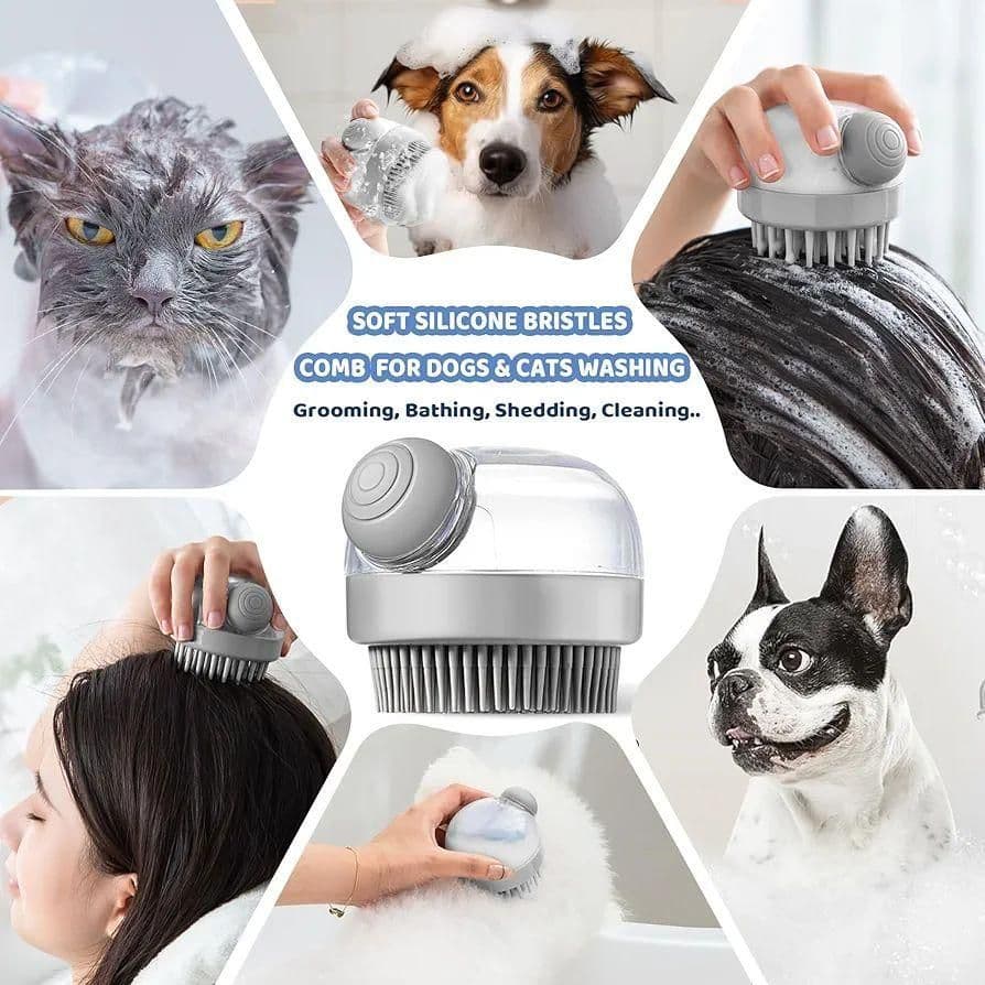 ヘアブラシ ペットシャンプー ブラシ 2種 ミニ ウルトラソフト 剛毛