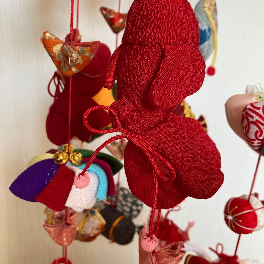 ハンドメイド⭐︎吊るし飾り⭐︎つるしびな⭐︎正絹・ちりめん♡ひな祭り