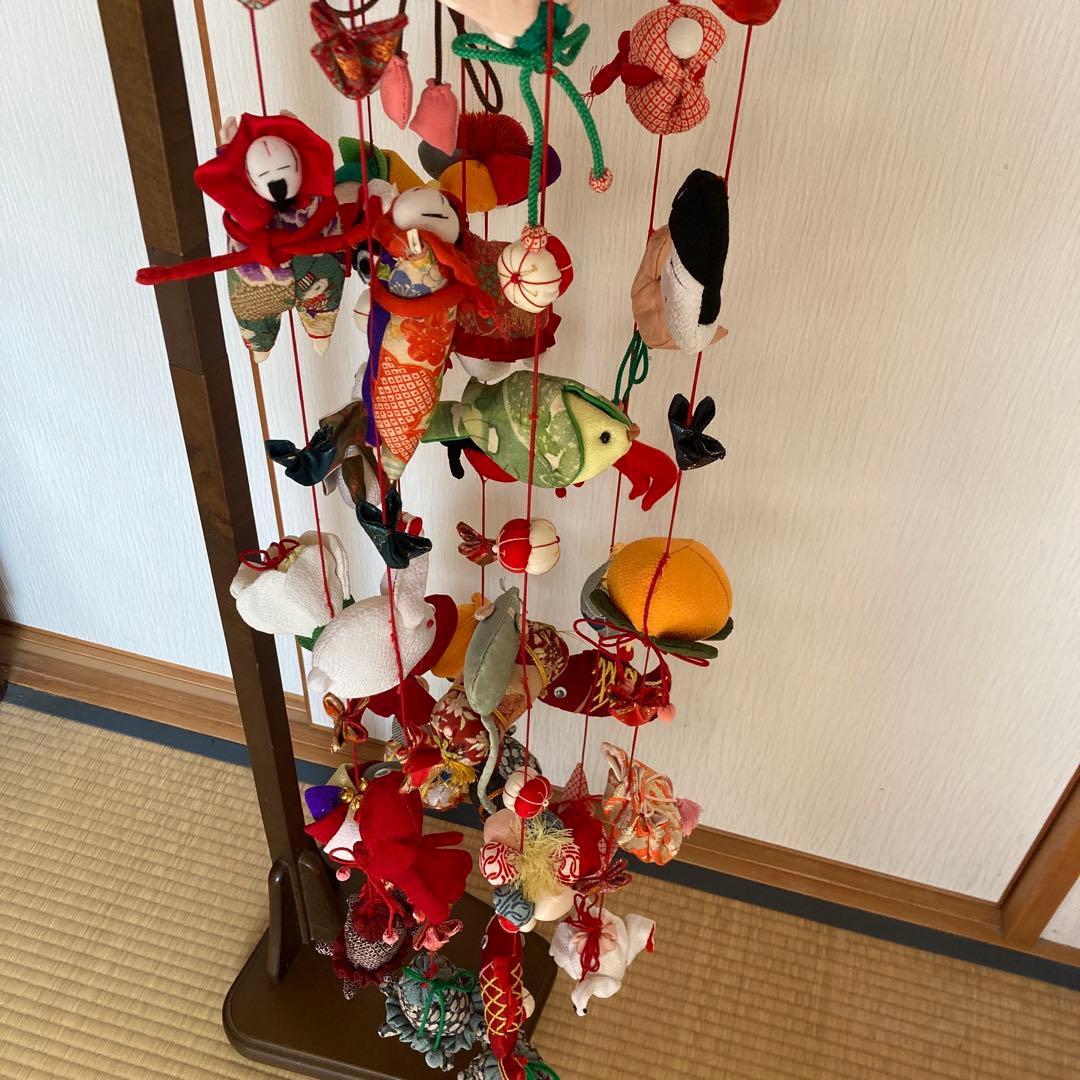 ハンドメイド⭐︎吊るし飾り⭐︎つるしびな⭐︎正絹・ちりめん♡ひな祭り