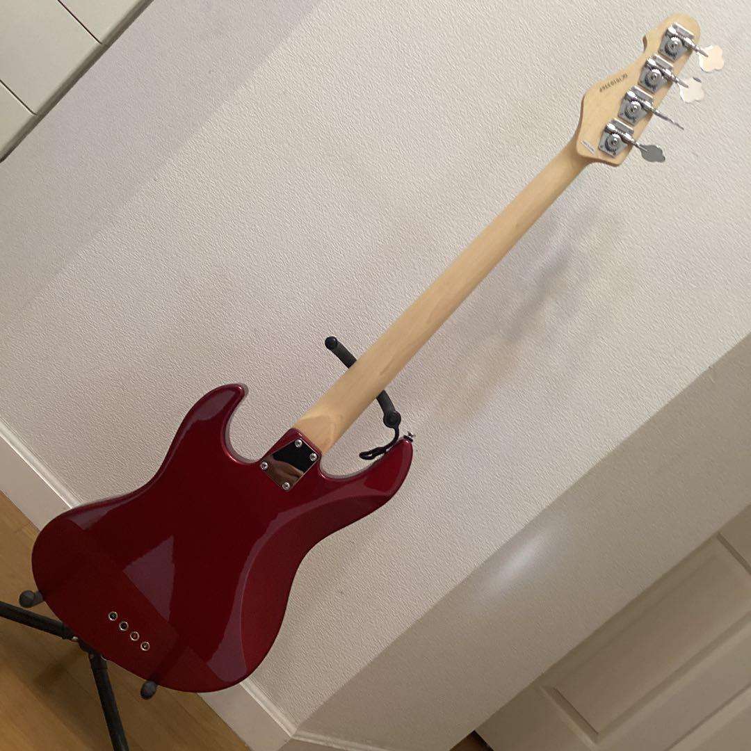 GrassRoots エレキベース 4弦 レッド