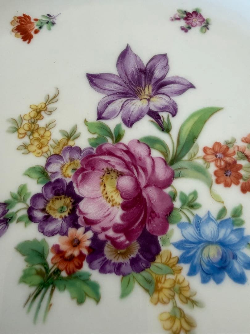 シューマンババリア・ドレスデンフラワー7枚セット