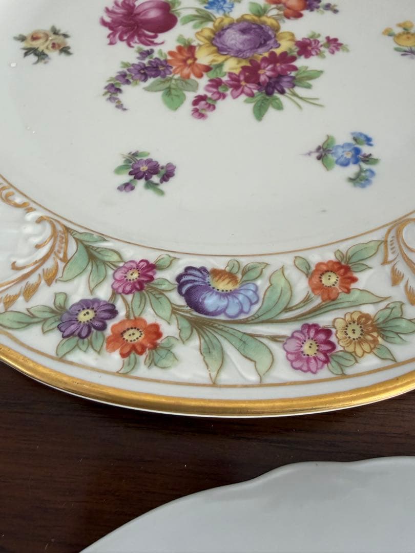 シューマンババリア・ドレスデンフラワー7枚セット