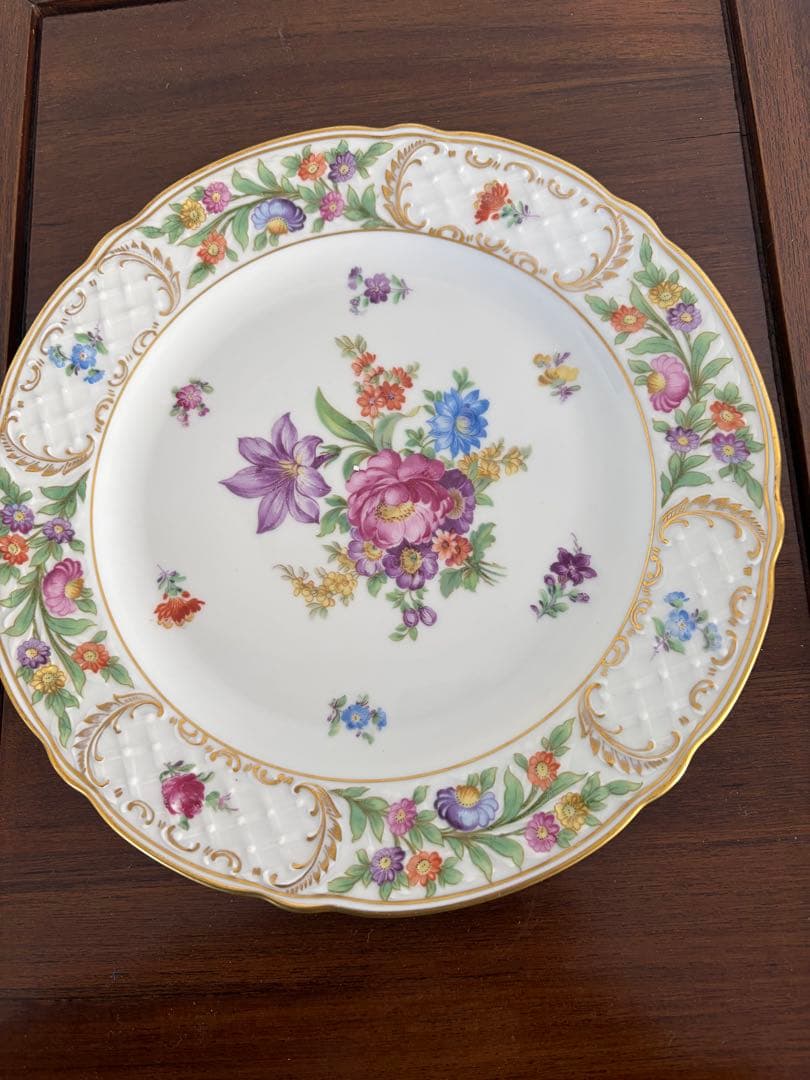 シューマンババリア・ドレスデンフラワー7枚セット