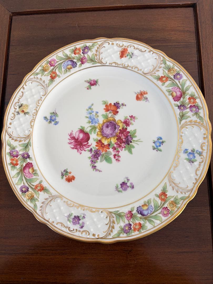 シューマンババリア・ドレスデンフラワー7枚セット