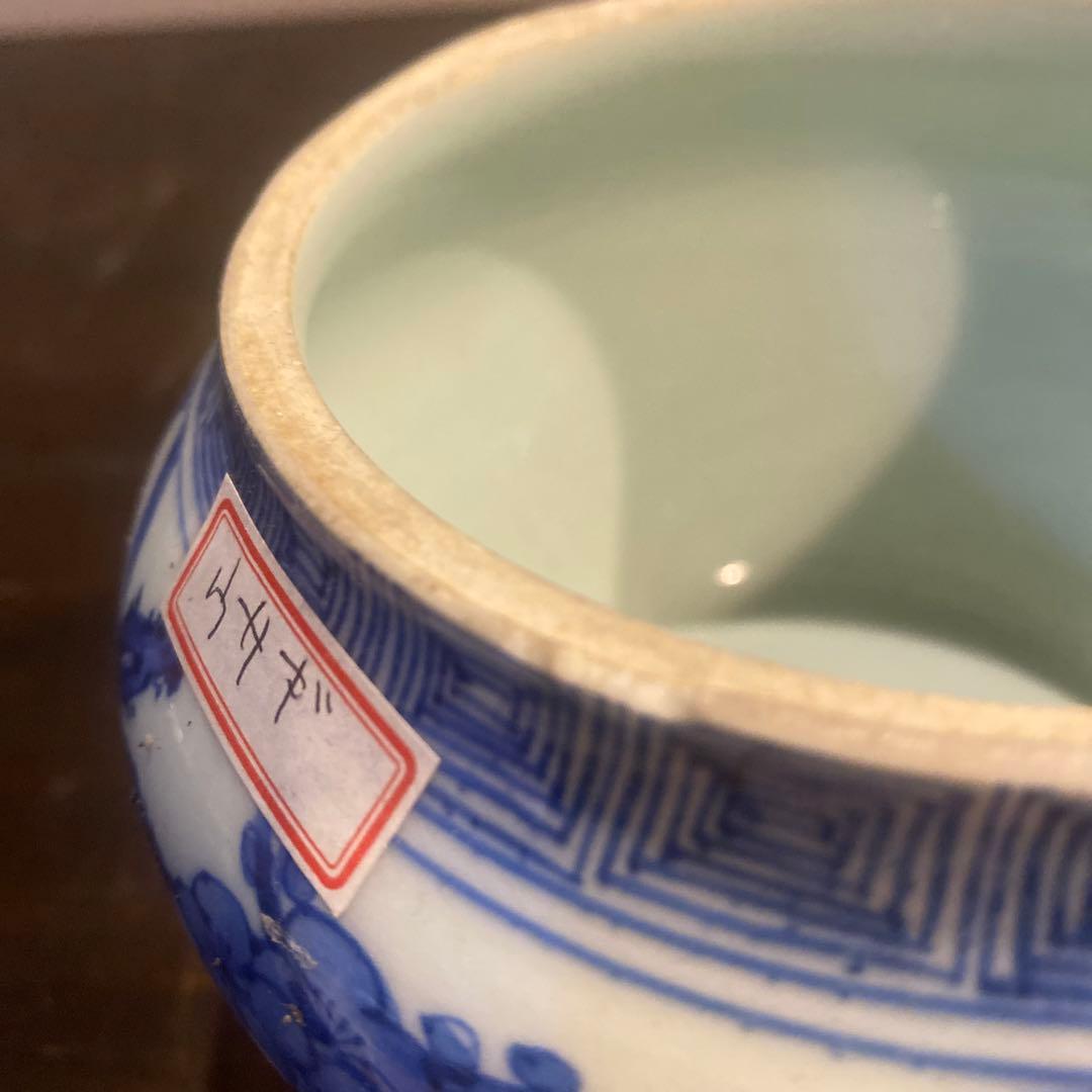 古伊万里ウサギ図蓋物12cm13cm